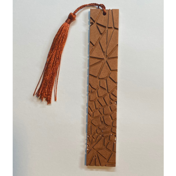 Elegance Etched Wooden Bookmark